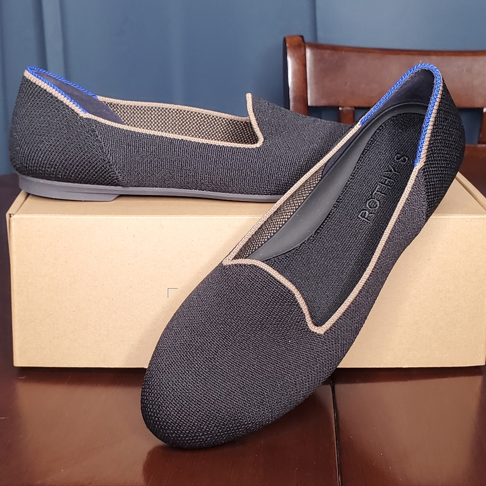 ROTHY'S THE LOUNGE LOAFER IN BLACK ESPRESSO
